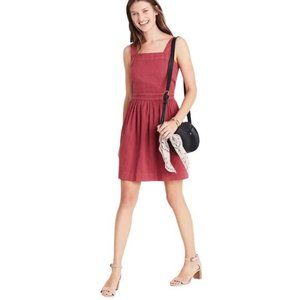 Madewell Brick Red Open Back Sundress Size 0